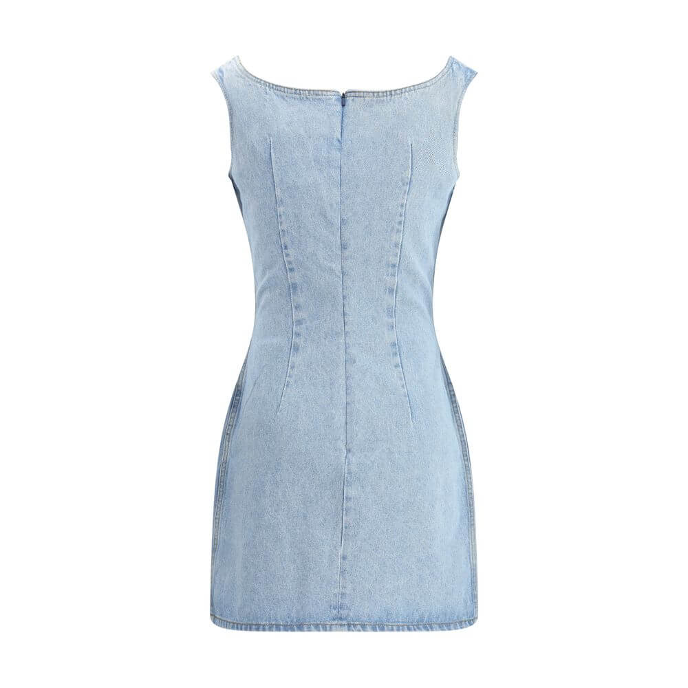 Magda Butrym Light Blue Cotton Casual Dress