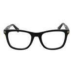 Polaroid Black Unisex Glasses Frame with full-rim rectangle style, 51-10-145 size, polyester material, demo lenses.