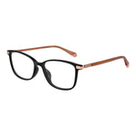 Polaroid Black Unisex Glasses Frame, full-rim rectangle style, black polyamide material, size 53-13-145, demo lenses, includes branded case