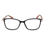 Polaroid Black Unisex Glasses Frame in full-rim black polyamide with demo lenses, includes branded case, size 53-13-145.