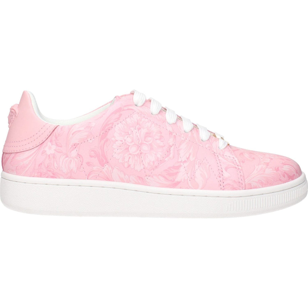 Versace Pink Leather Sneakers VE-15247734309129-EU37/US7