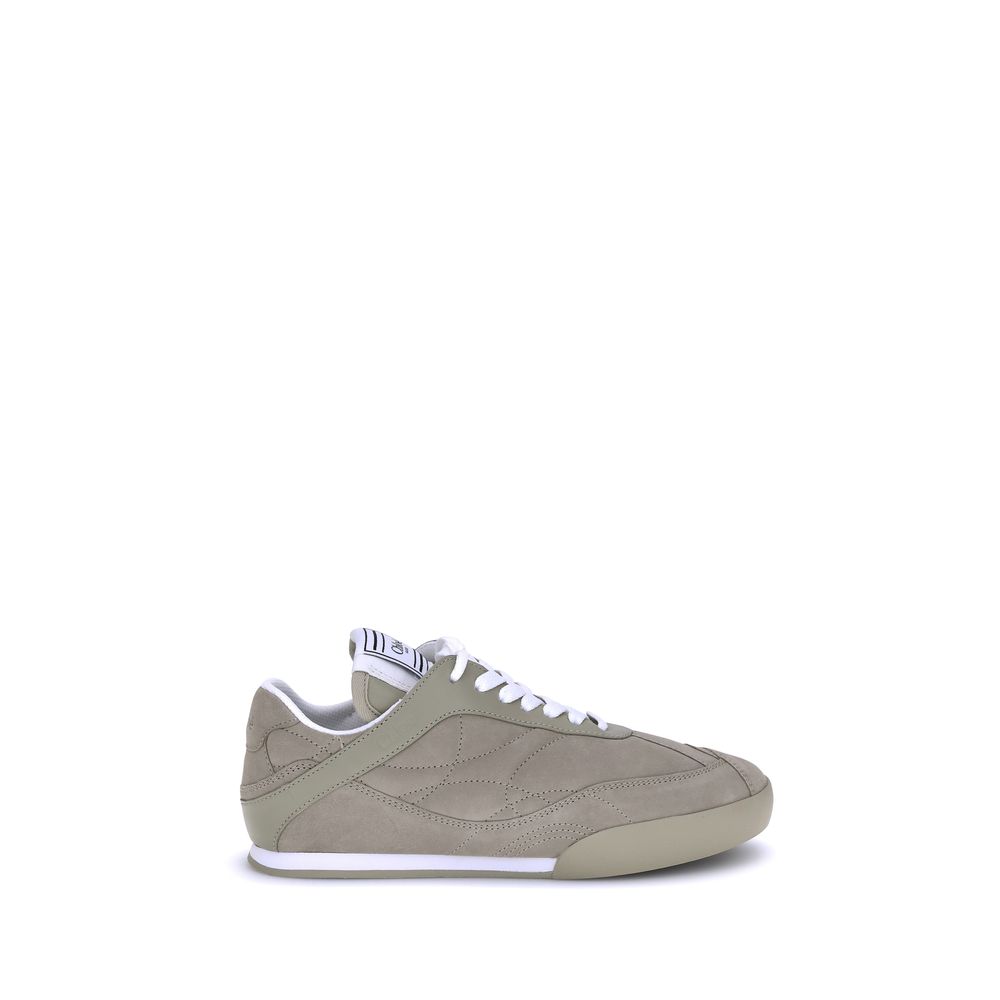 Chloé Beige Calf Leather Bos Taurus Low Top Sneakers
