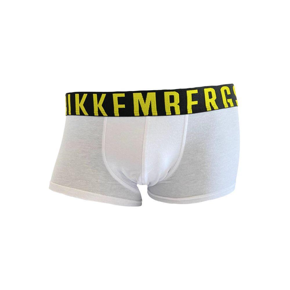 Bikkembergs White Cotton Men Boxer BI-24838-S