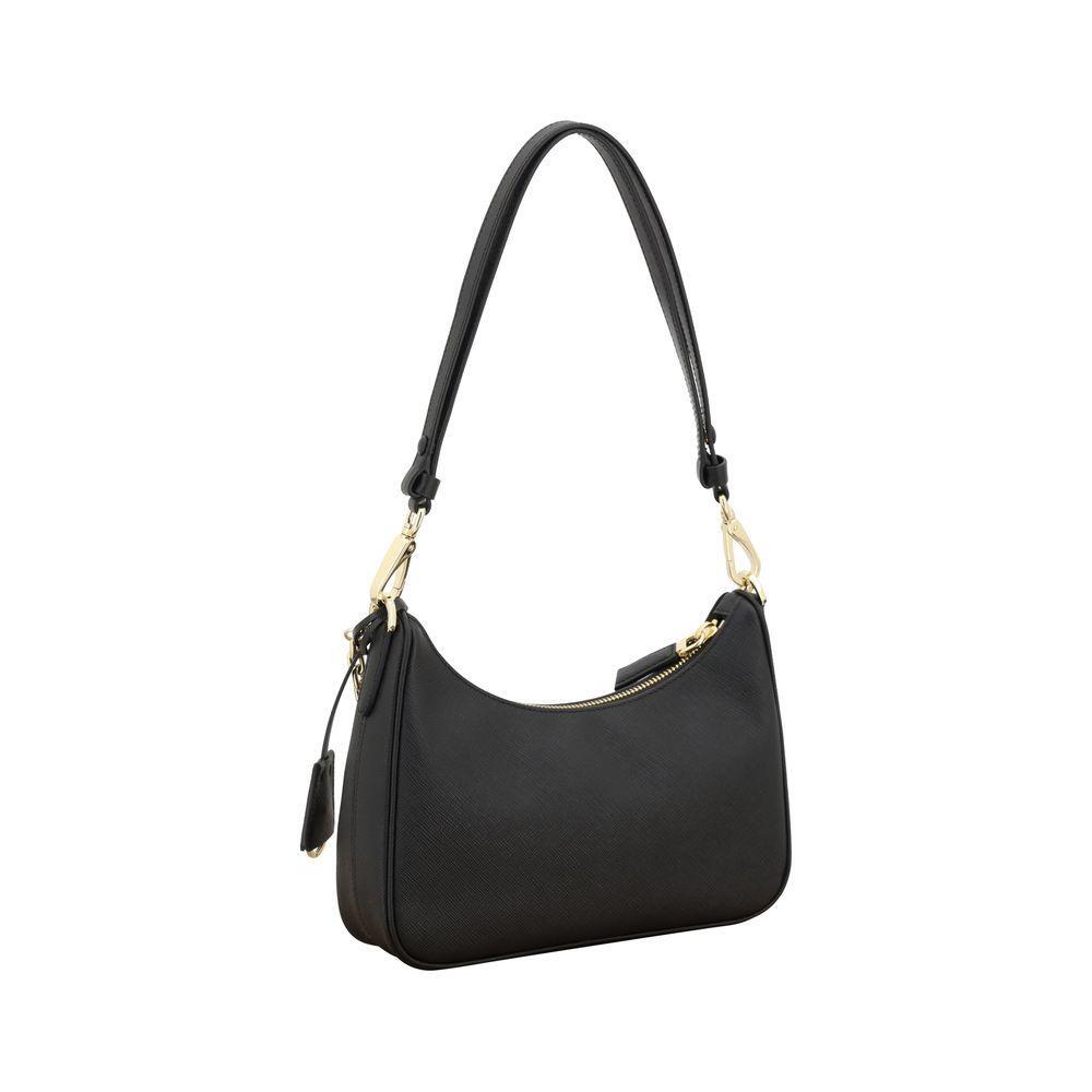 Front view with bag zipped and handles upright.