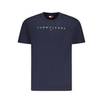 Tommy Hilfiger Blue Cotton Men T-Shirt