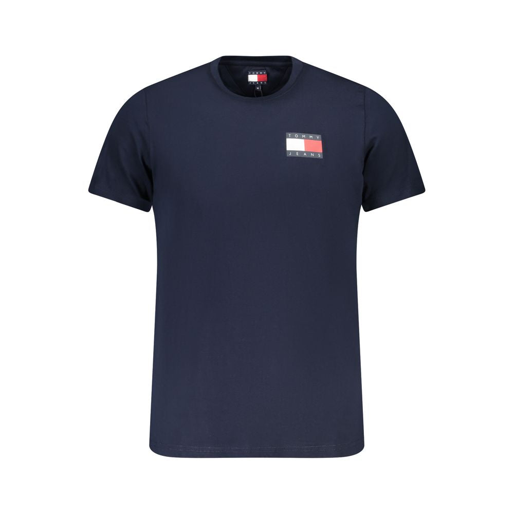 Tommy Hilfiger Blue Cotton Men T-Shirt