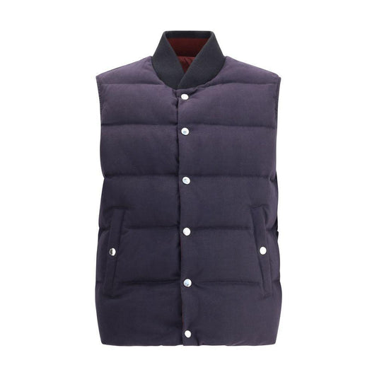 Dolce & Gabbana Reversible Down Vest DO-G9BSPTFCTABS8031-IT48 | M