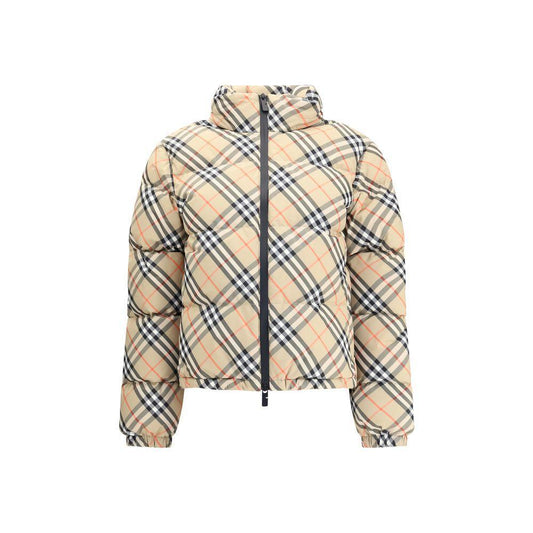 Burberry Check Down Jacket BU-8110249B9368-M