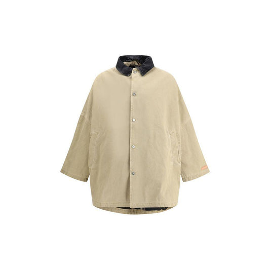 PDF Channel Oversized cotton Jacket PD-DFM09031GF059SANDSAND-S