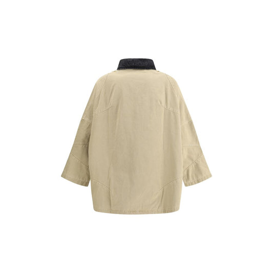 PDF Channel Oversized cotton Jacket PD-DFM09031GF059SANDSAND-S