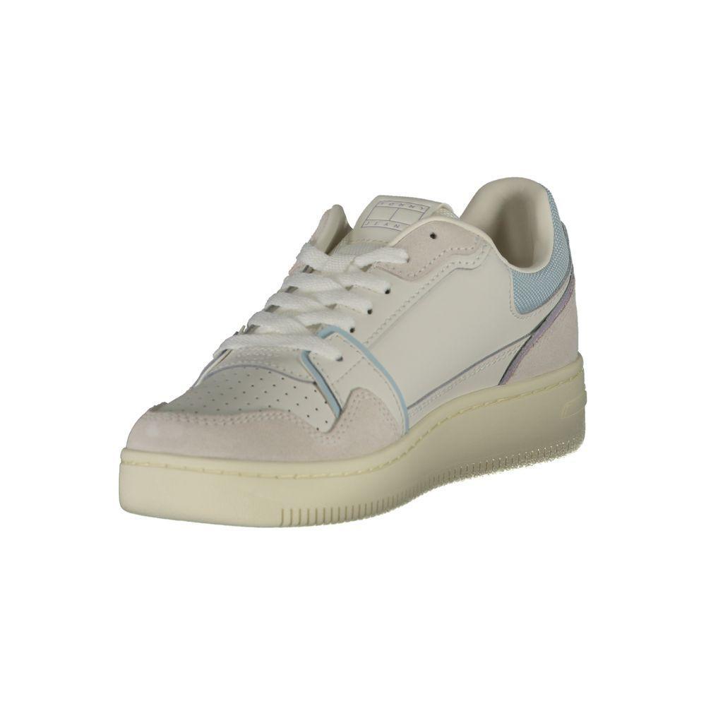 Tommy Hilfiger White Leather Women Sneaker TO-39604-EU36/US6