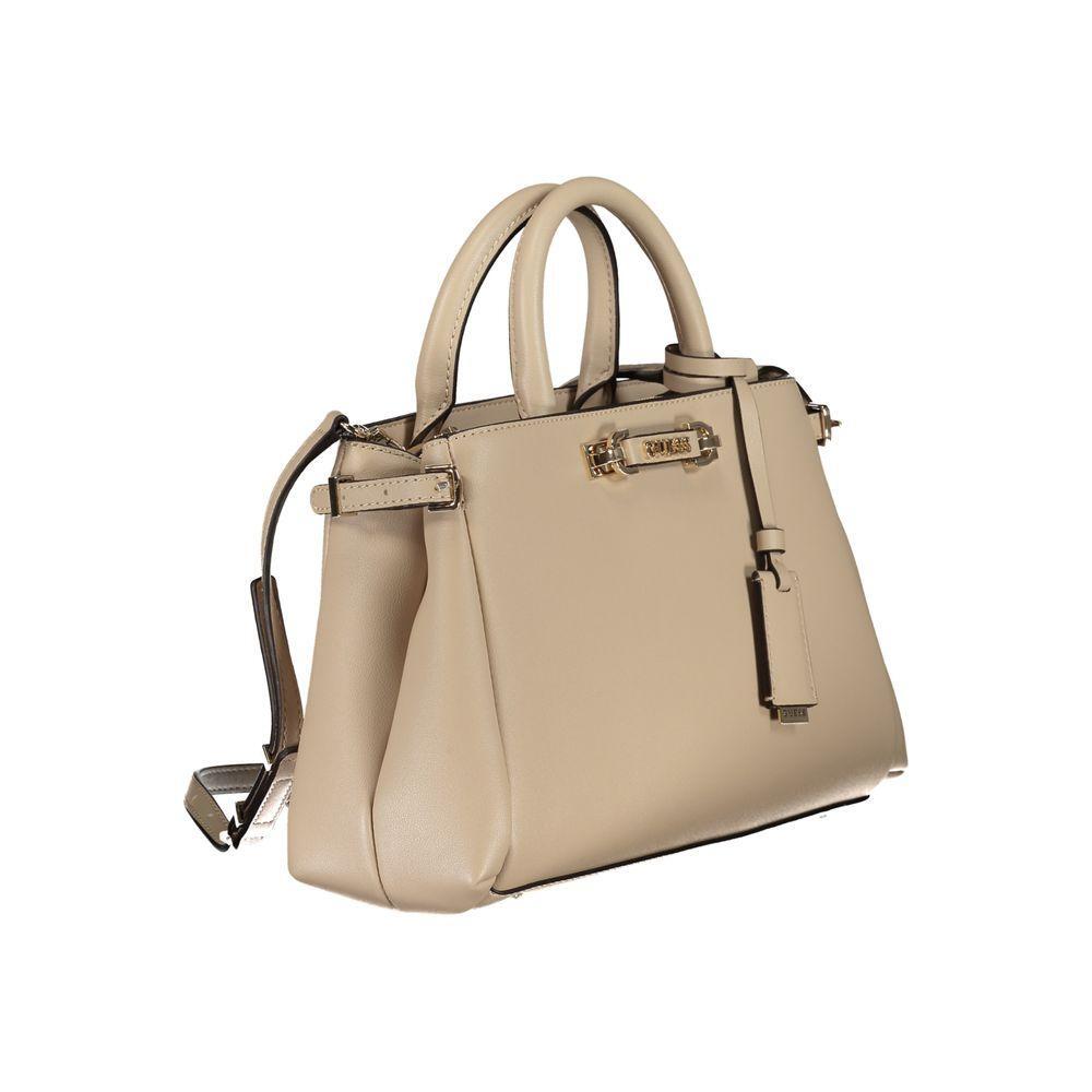 Front view with bag zipped and handles upright.