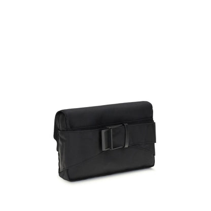 Marni Black Polyamide Clutch Bag