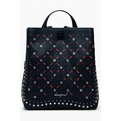 Desigual Nero Polyurethane Women Mini Backpack