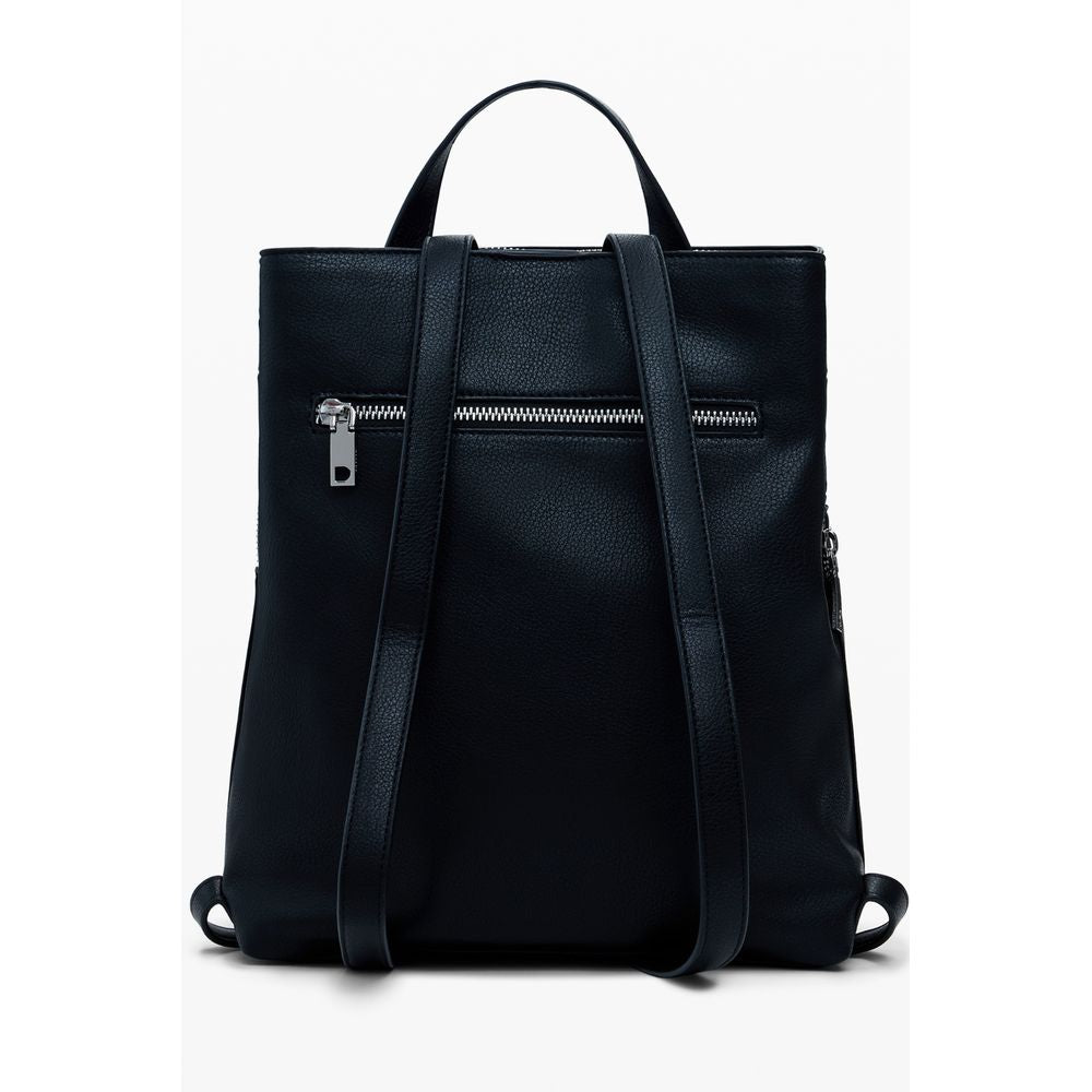 Desigual Black Polyethylene Backpack
