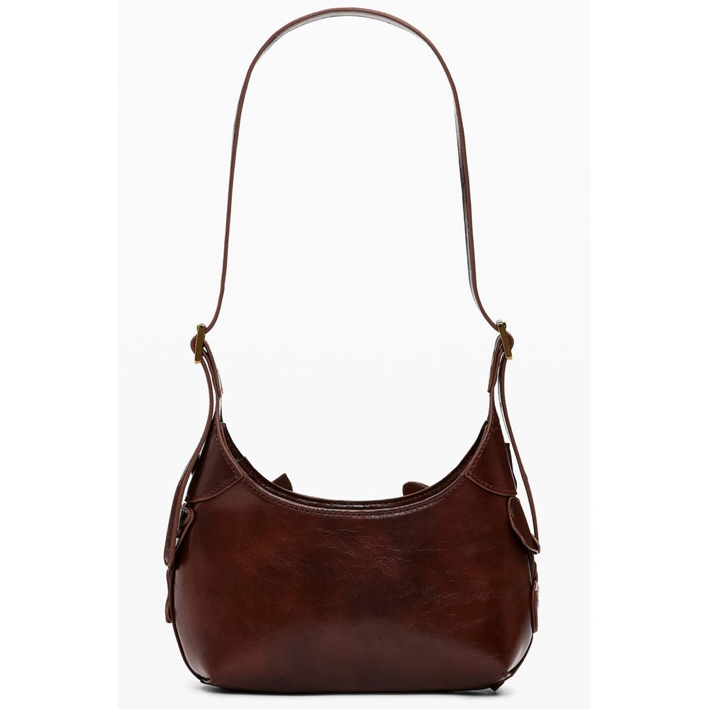Front view with bag zipped and handles upright.