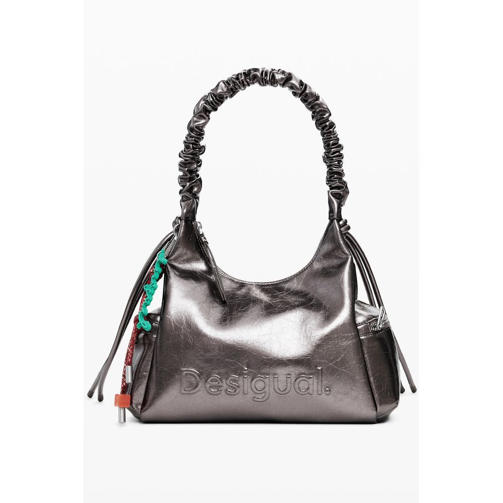 Front view with bag zipped and handles upright.