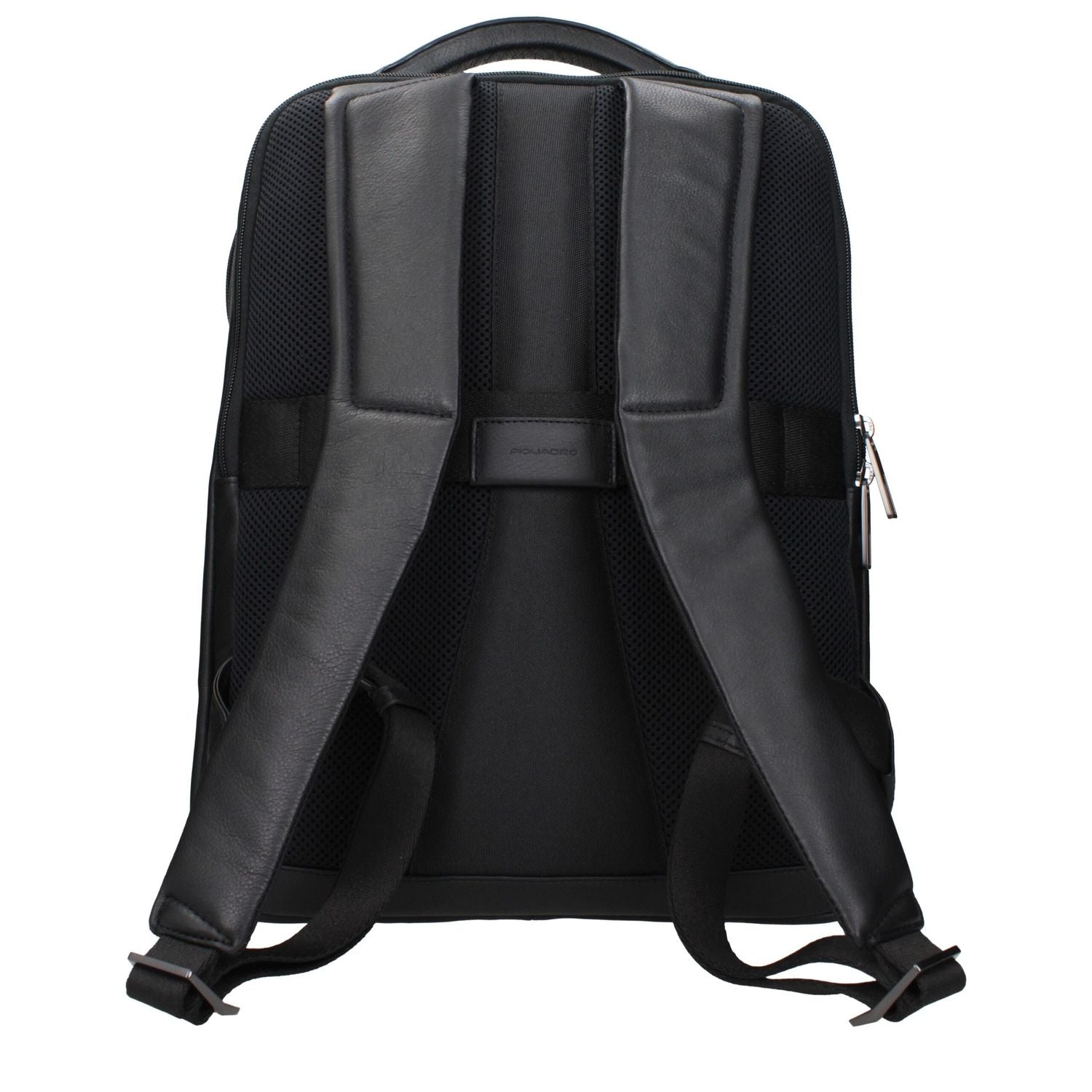 Piquadro Black Leather Backpack