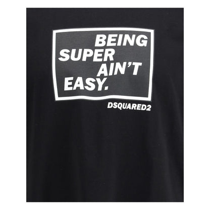 Dsquared² Black Cotton T-Shirt
