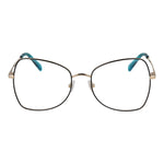 Emilio Pucci Black Women Glasses Frame in metal, full-rim, butterfly style with demo lenses. Size 54-18-140 with branded case included.