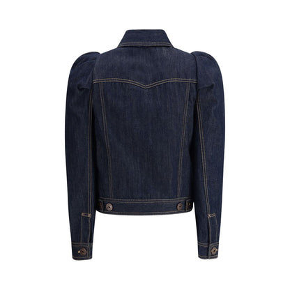 Alexander McQueen Blue Cotton Denim Jacket