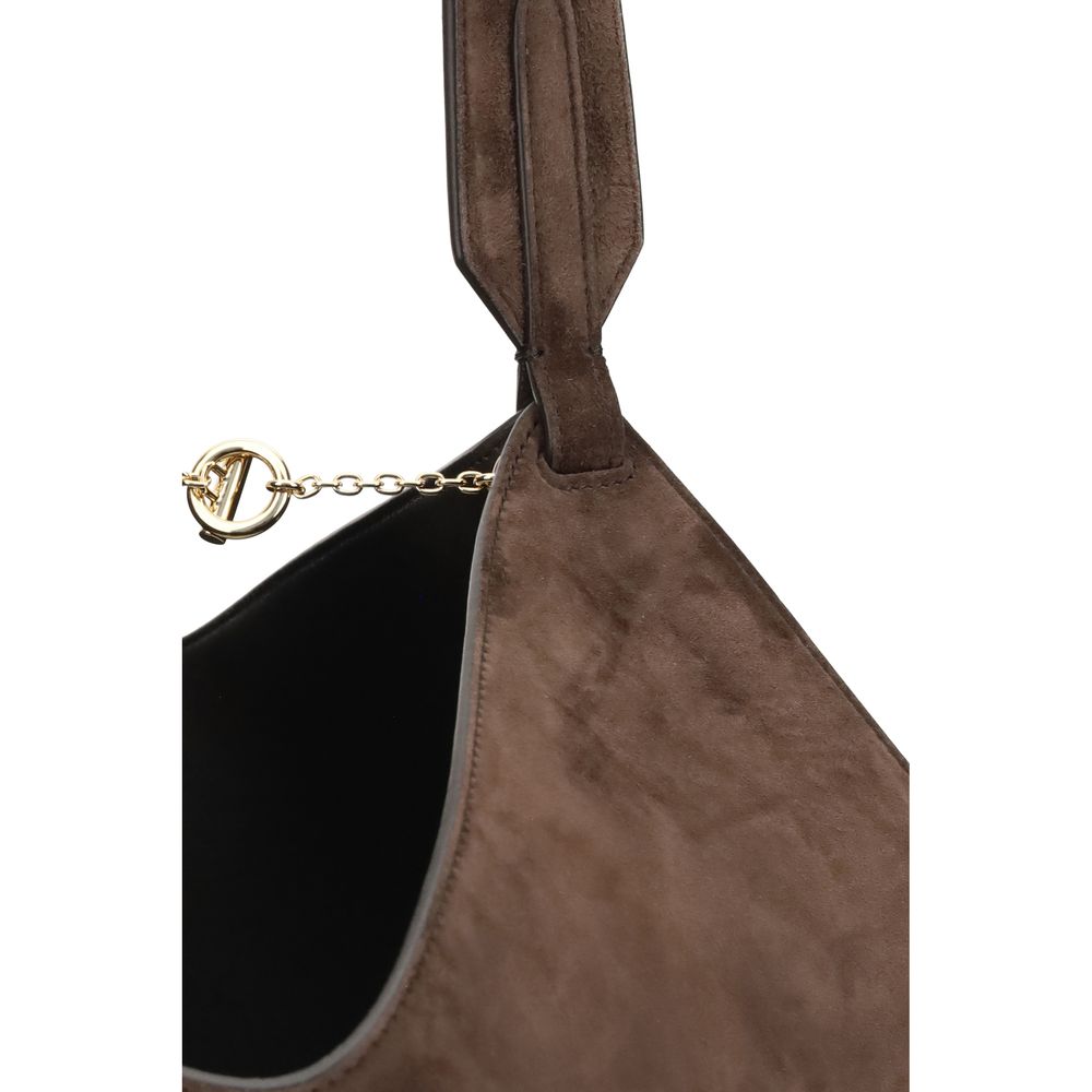 Front view with bag zipped and handles upright.