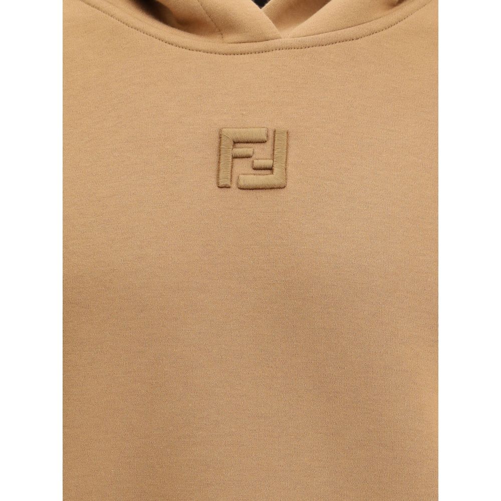 Fendi Beige Cotton Sweatshirt