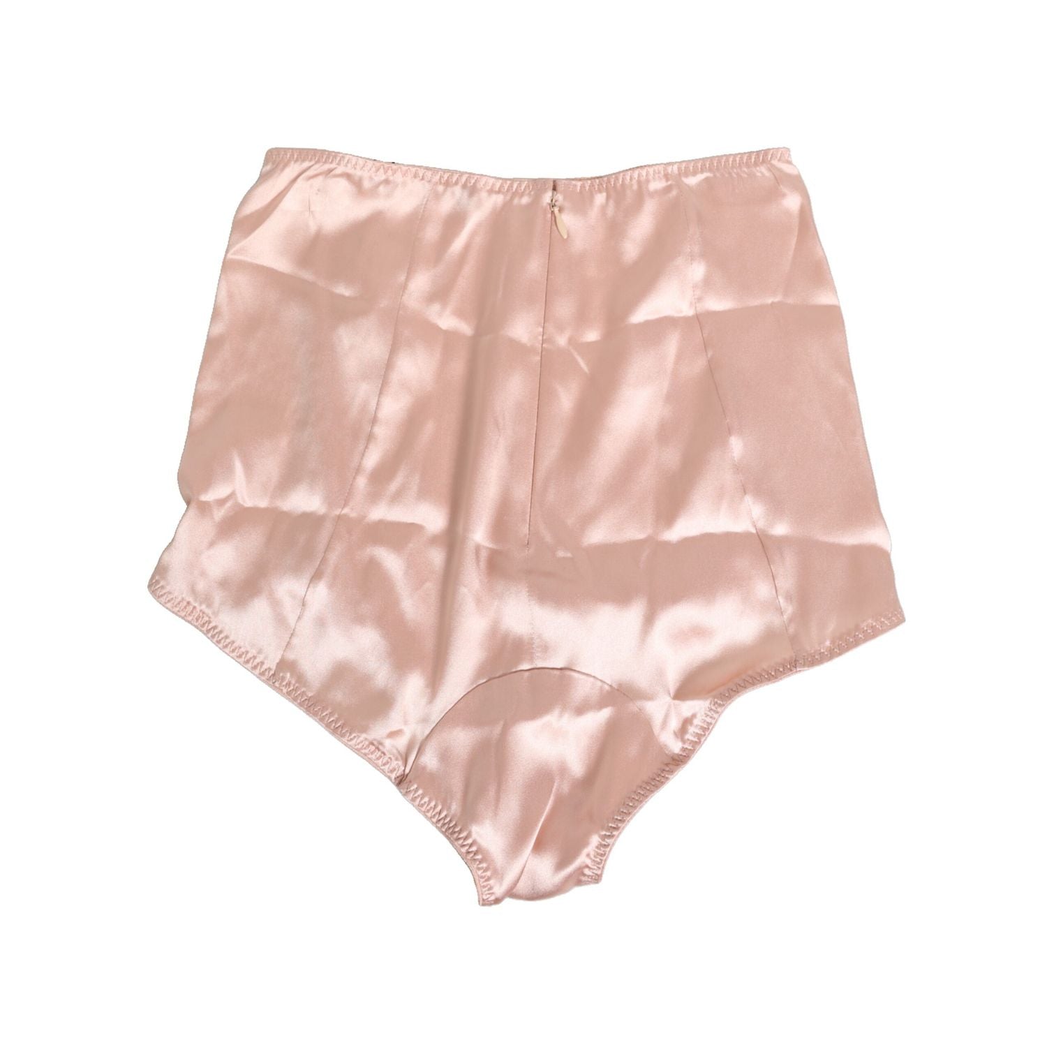 Dolce & Gabbana Pink Acetate High Waist Shorts Panty Underwear