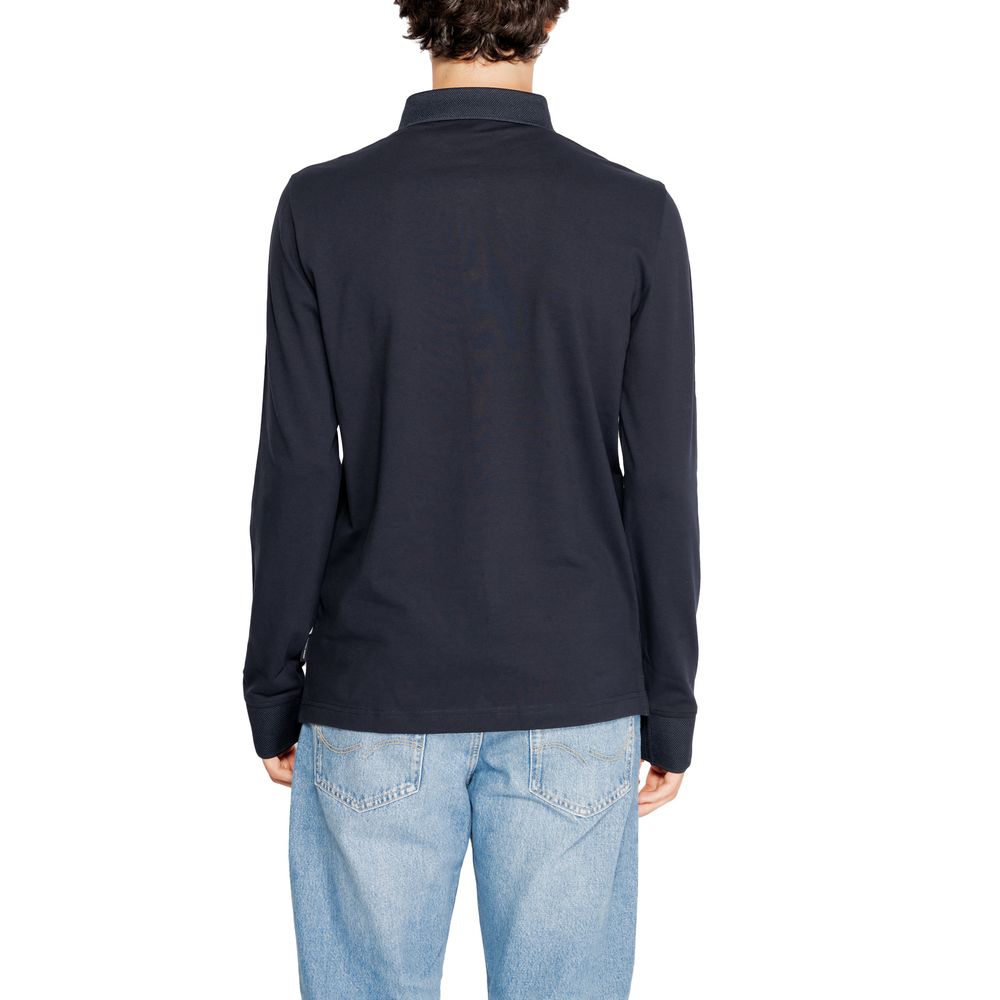Armani Exchange Blue Cotton Long Sleeve T-Shirt