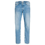 Jack Jones Blue Cotton Relaxed Fit Jean