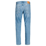 Jack Jones Blue Cotton Relaxed Fit Jean