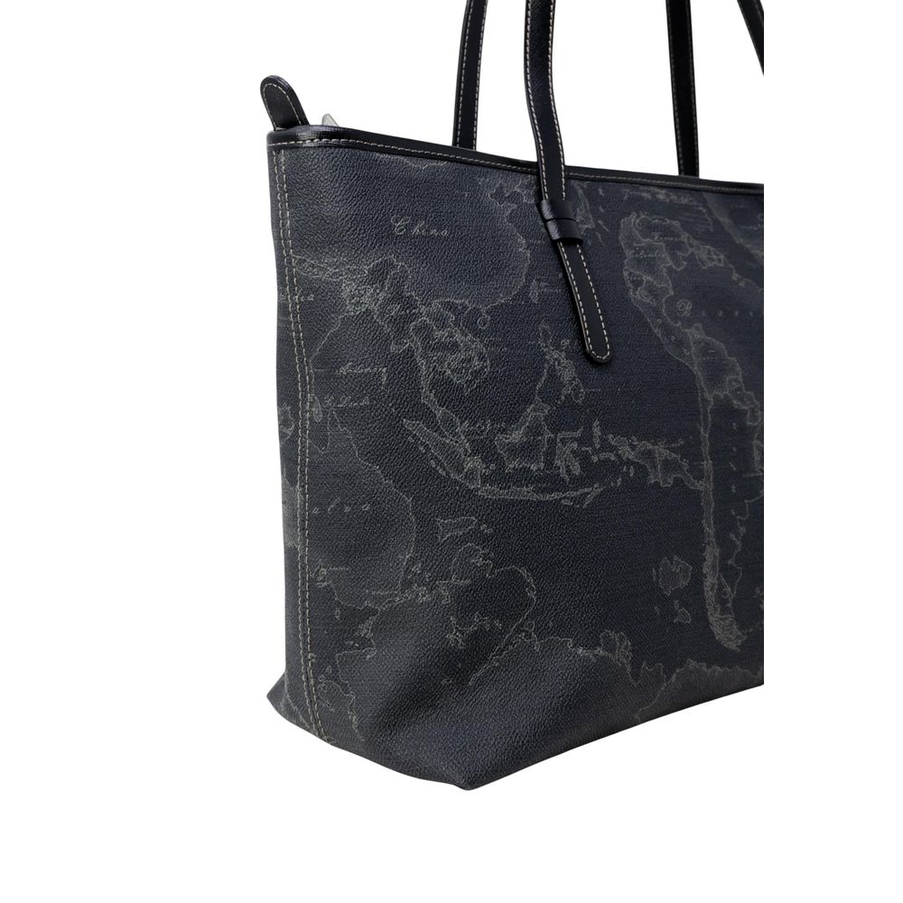 Front view with bag zipped and handles upright.
