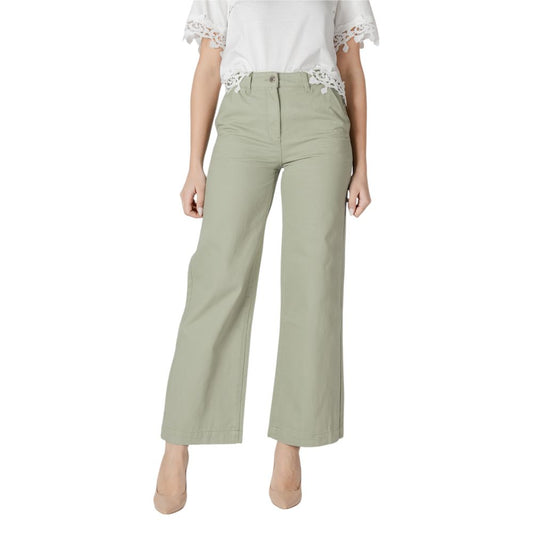 Morgan De Toi Bicolor Cotton Pants