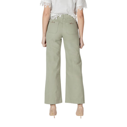 Morgan De Toi Bicolor Cotton Pants