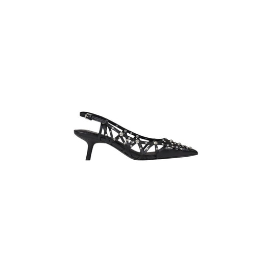 ASH Black Leather High Heel Pumps