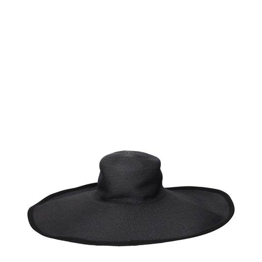 Max Mara Black Paper Sunhat