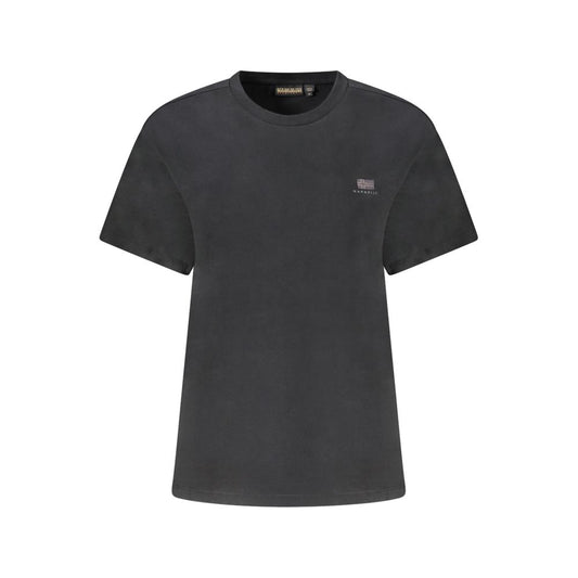 Napapijri Black Cotton Women's T-Shirt