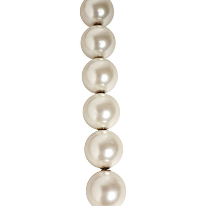 Dolce & Gabbana Black Leather Pearl Chain Bag Accessory Shoulder Strap Dolce & Gabbana