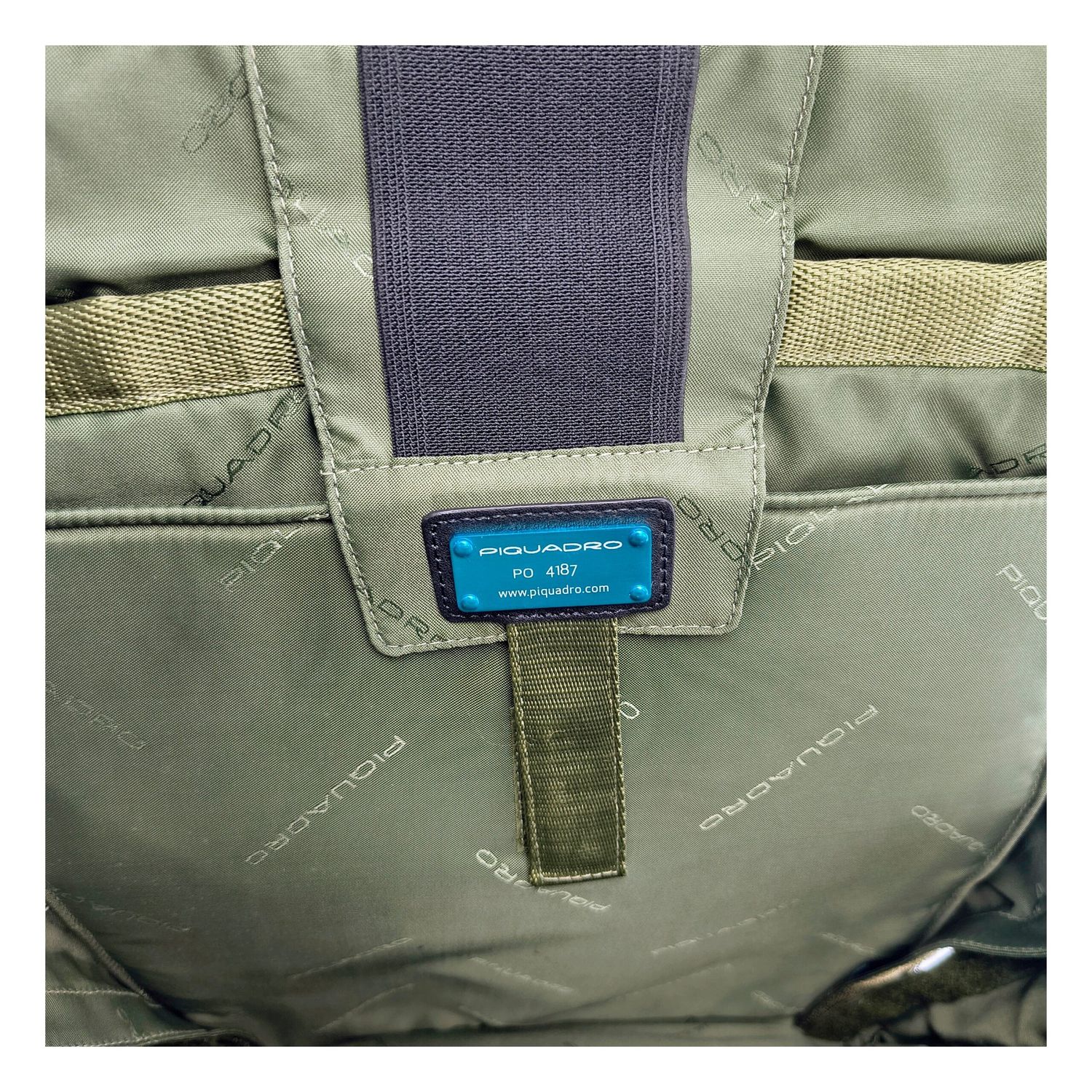 Piquadro Gray Fabric Backpack