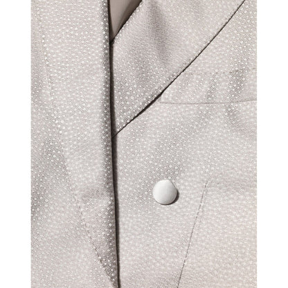 Dolce & Gabbana Beige MARTINI Double-Breasted Suit Blazer