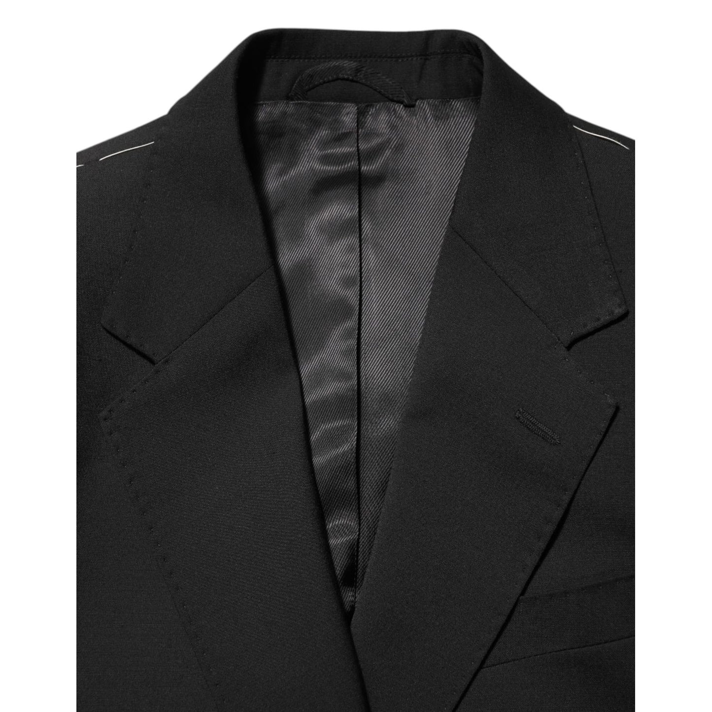Dolce & Gabbana Black STAFF 2 Buttons Suit Jacket Blazer