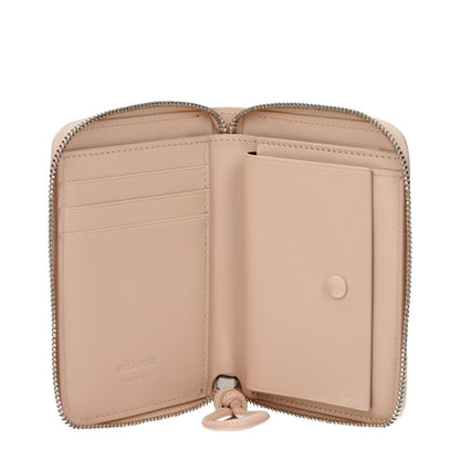 Jil Sander Pink Leather Wallet