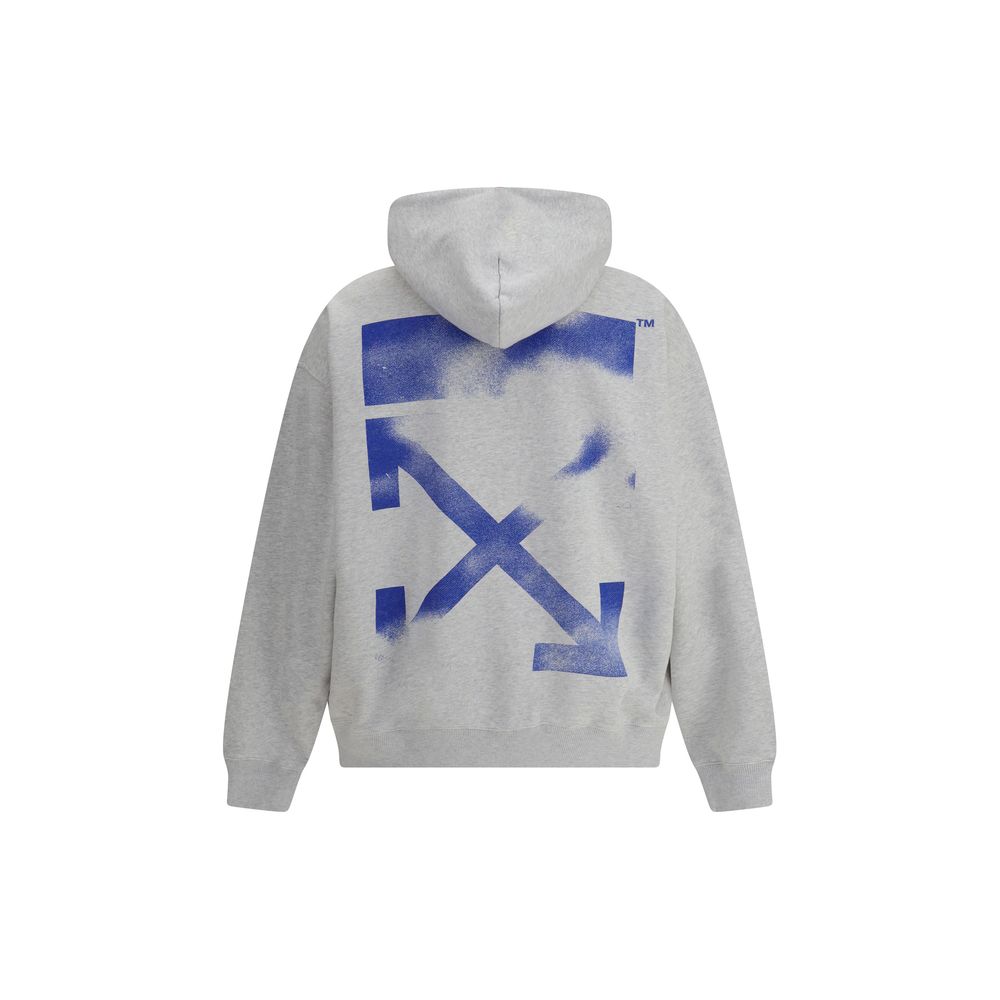 Off-White Gray Cotton Sweatshirt