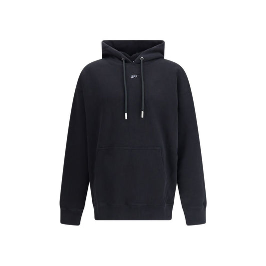 Off-White Black Cotton Sweatshirt