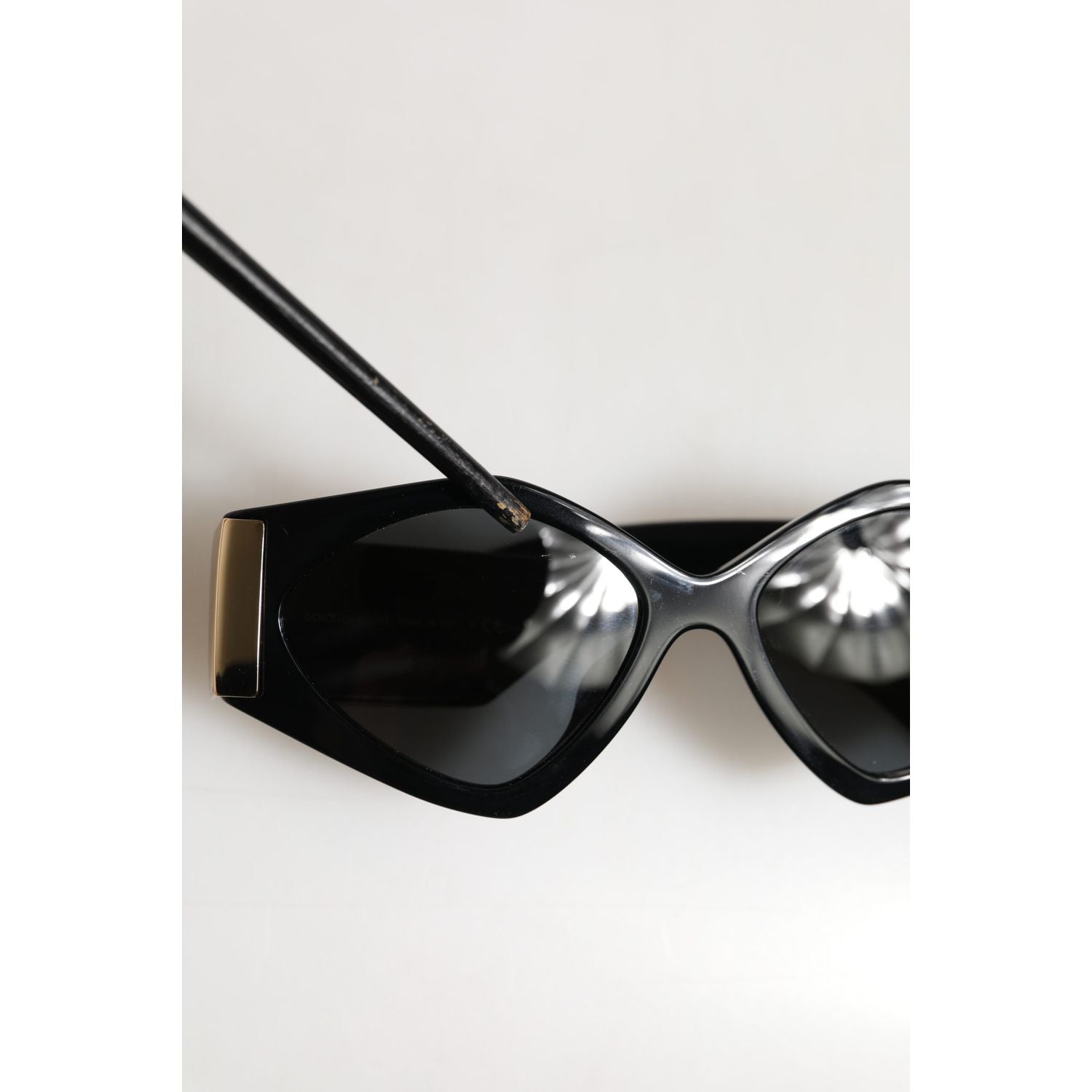 Dolce & Gabbana DG4396 Gray Gradient Black Irregular Frame Sunglasses