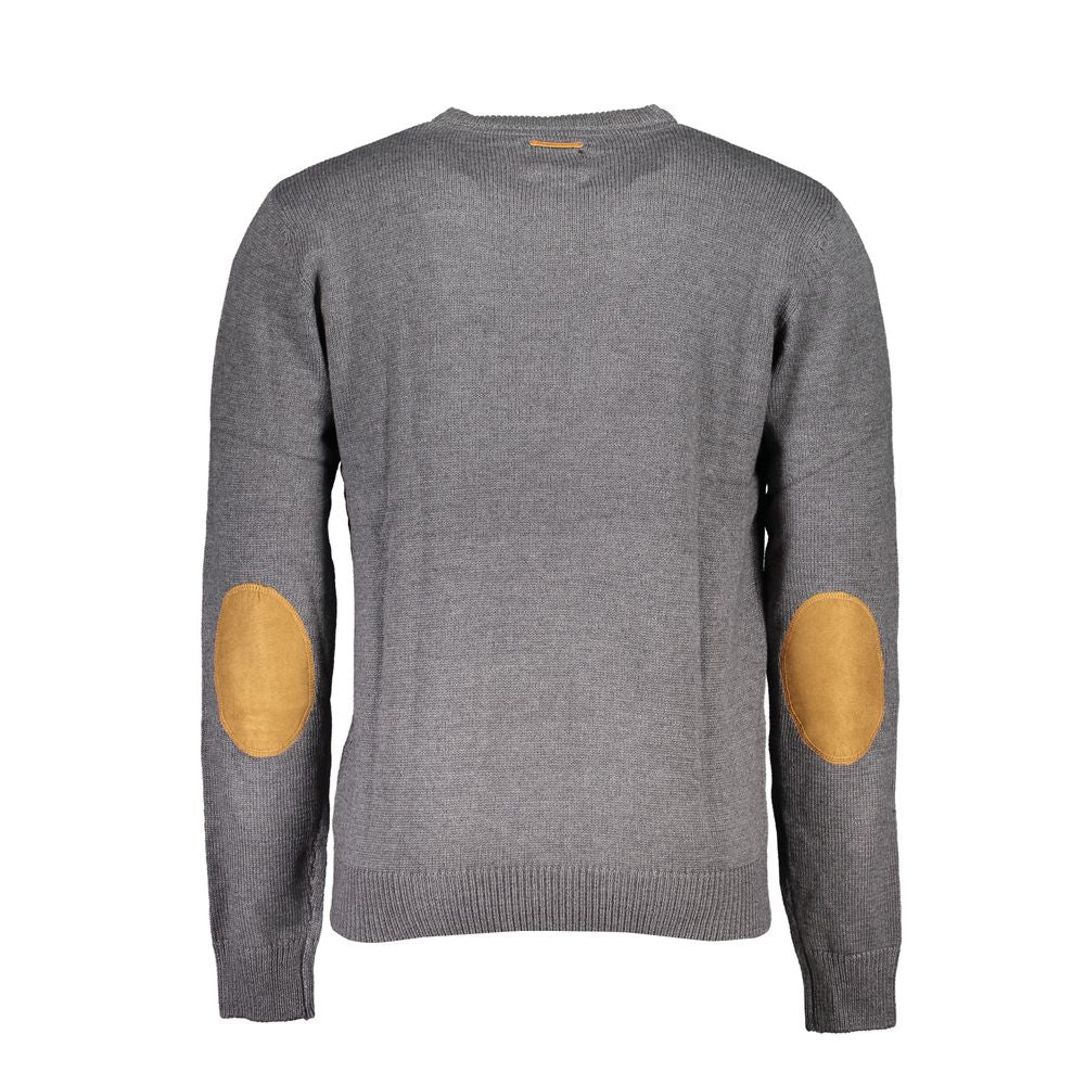 Gianmarco Venturi Grigio Cotton Men Sweater