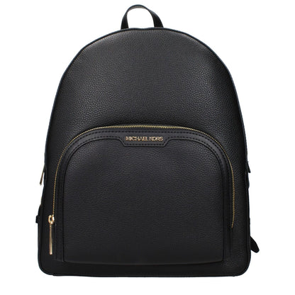 Michael Kors Black Leather Backpack