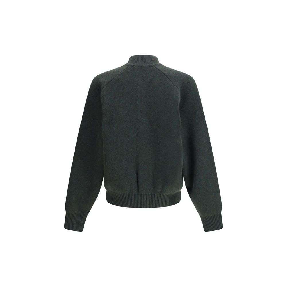 Jacquemus Bicolor Fleece Wool Cardigan