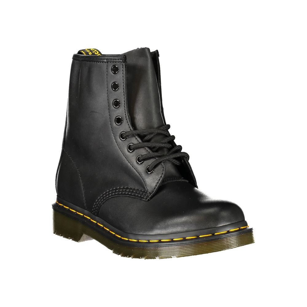 Dr. Martens Black Leather Unisex Ankle Boot
