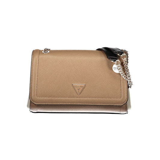 Guess Jeans Marrone Poliuretano Women Handbag